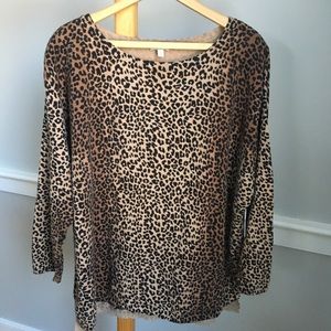 Talbots Leopard Print Tunic